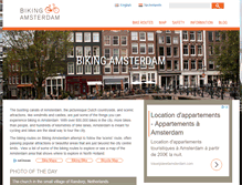 Tablet Screenshot of bikingamsterdam.com